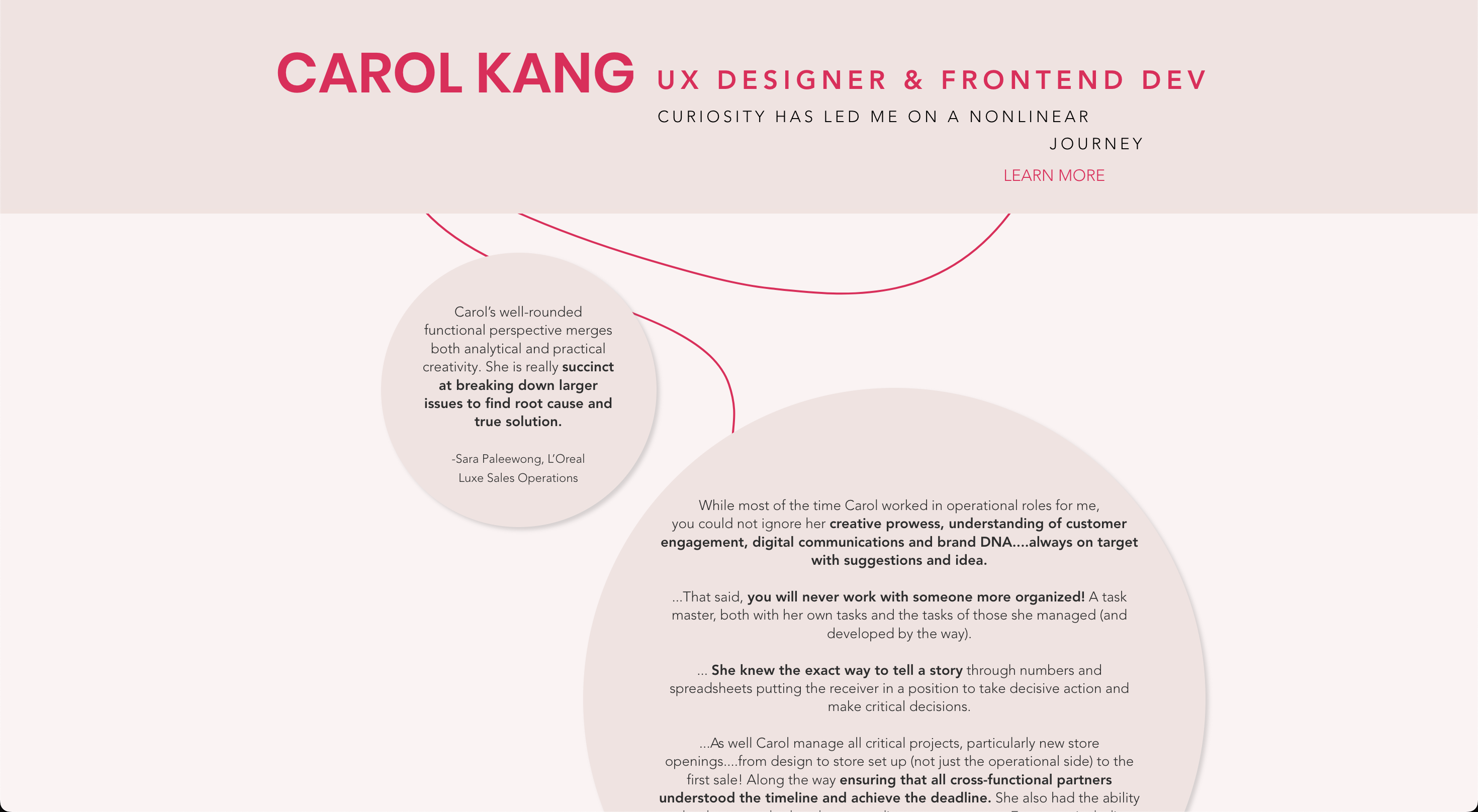 Carol Kang UX Portfolio